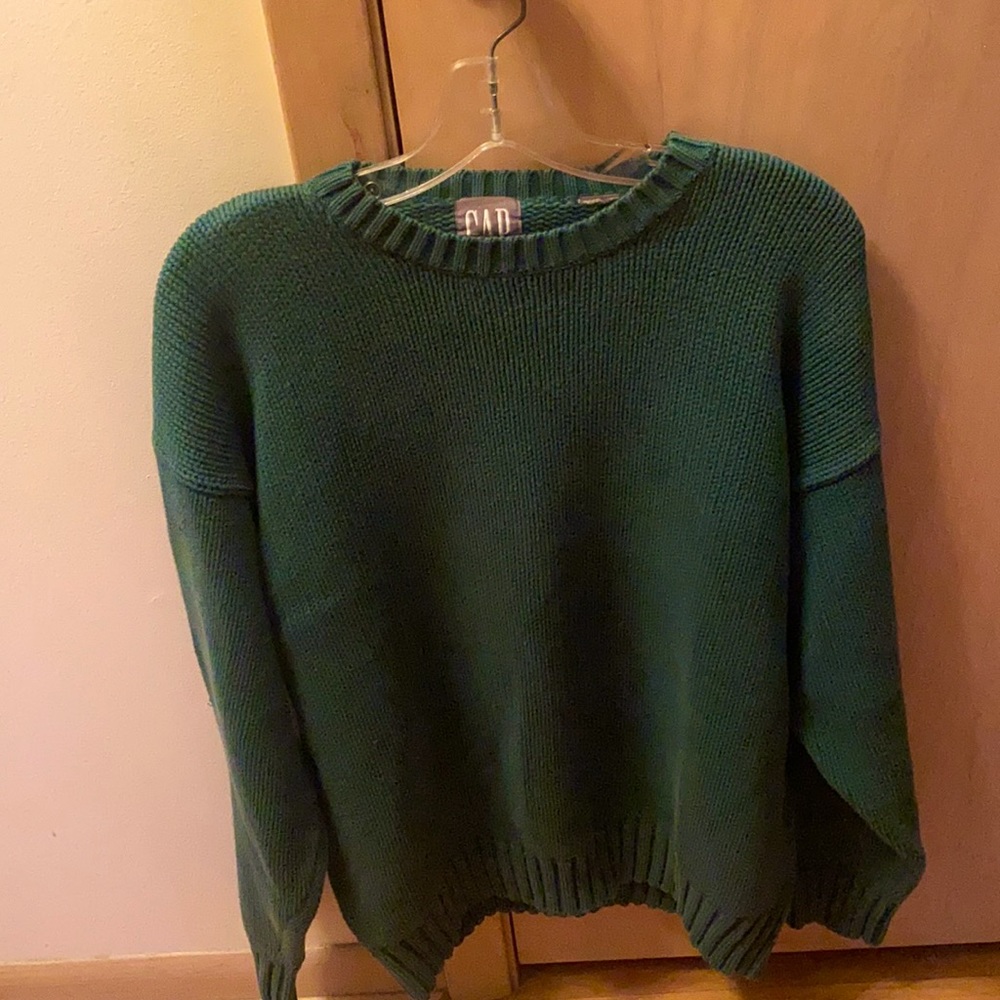 Gap green size large men’s sweater